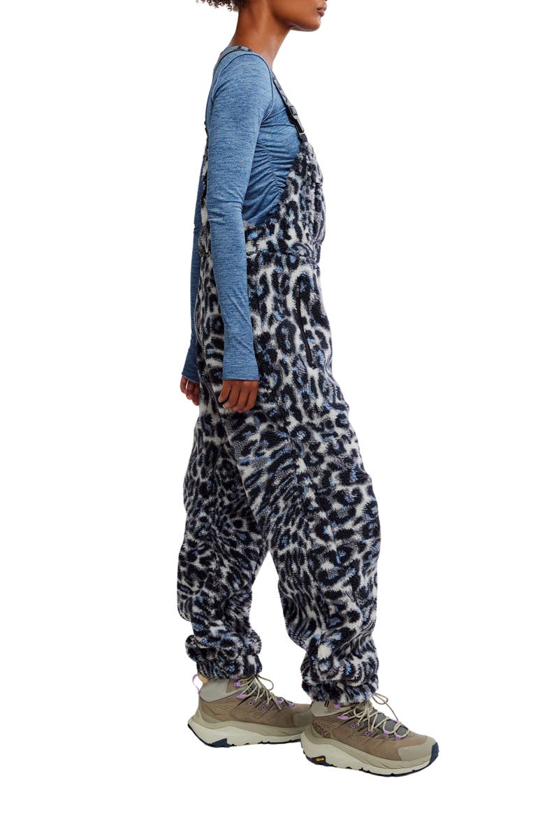 FP Movement Hit the Slopes Fleece Overalls, Alternate, color, SNOW LEOPARD COMBO