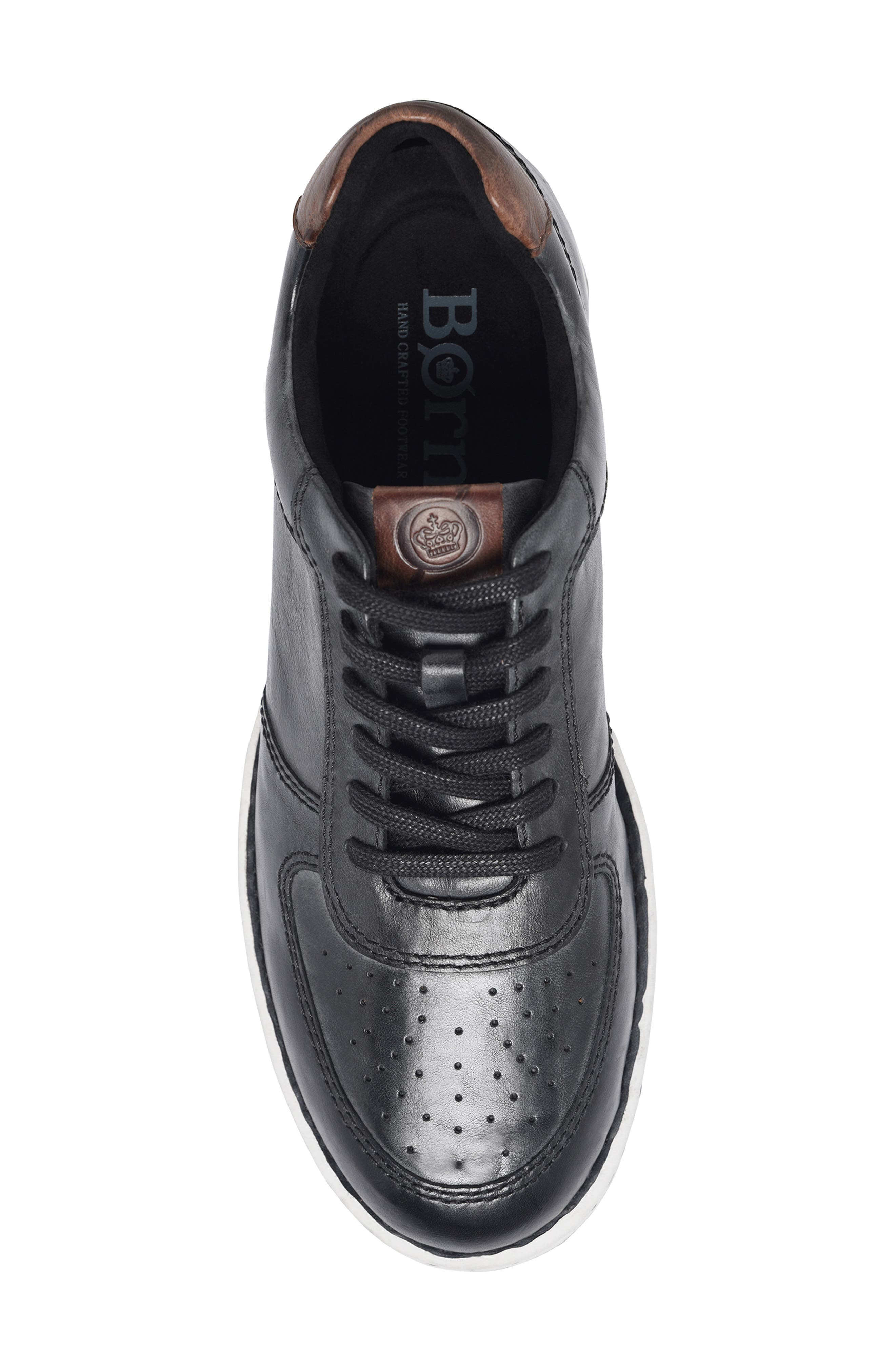 Børn Captain Sneaker, Alternate, color, Black Leather