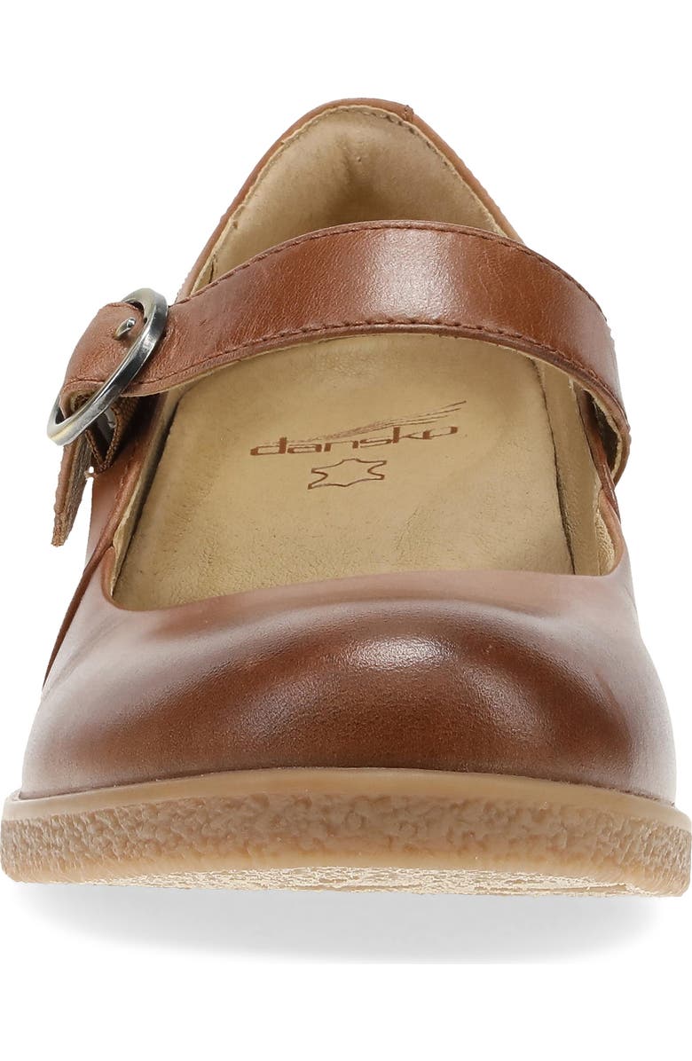 Dansko Deirdra Waterproof Mary Jane Pump, Alternate, color, Tan Waterproof Burnished