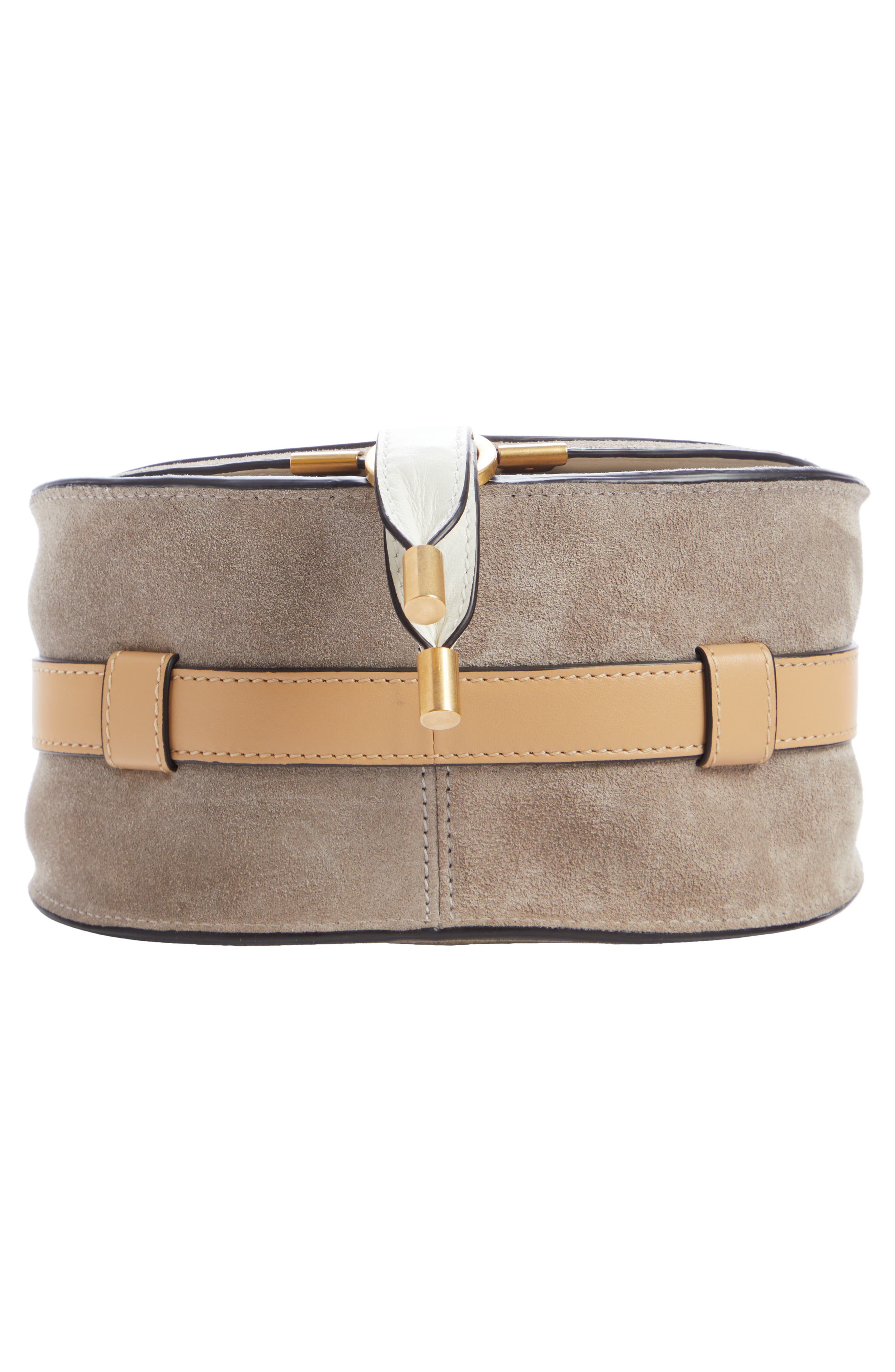 Chloé Marcie Suede Crossbody Bag, Alternate, color, 