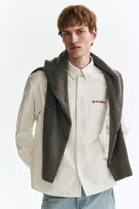 Loose-fit oxford shirt