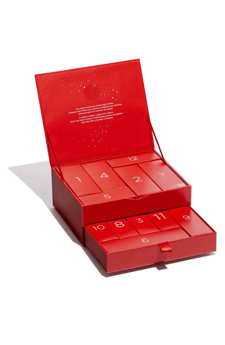 Clarins 12 Day Advent Calendar Set $212 Value, Alternate, color, 
