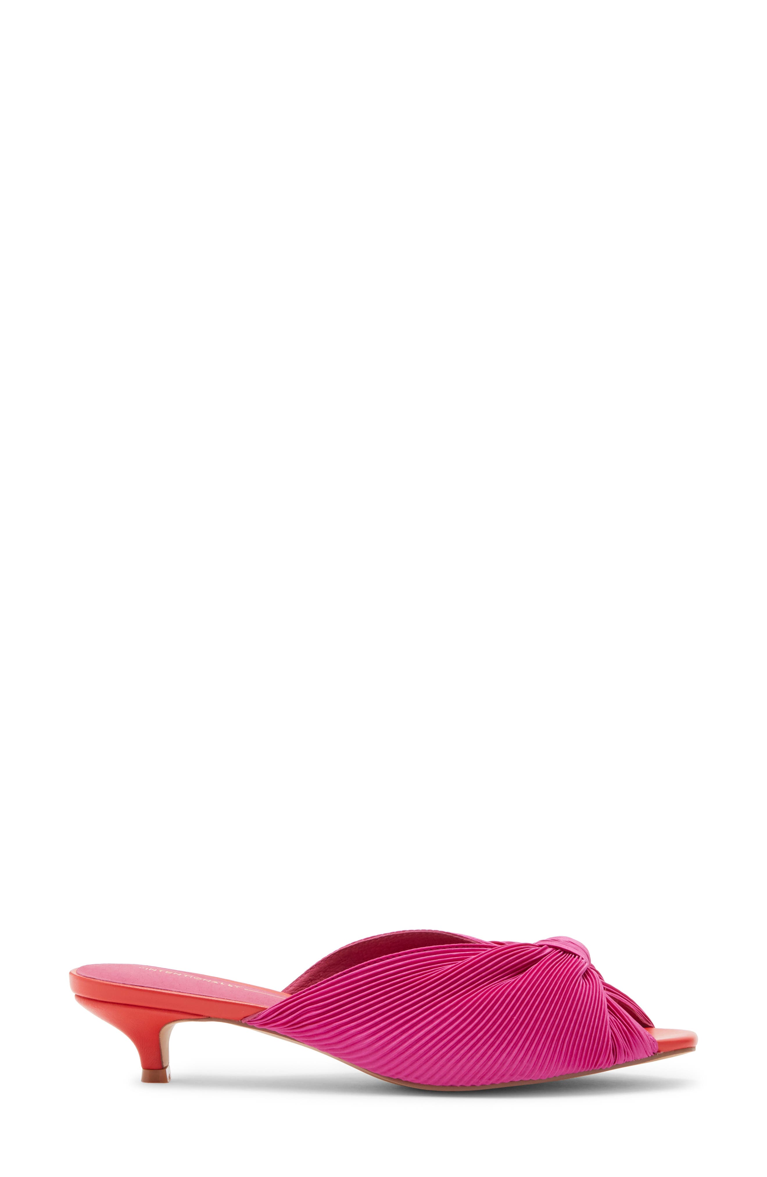 Curfew Knot Slide Sandal, Alternate, color, FLAMINGO