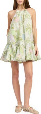 En Saison Blair Shell Print Minidress