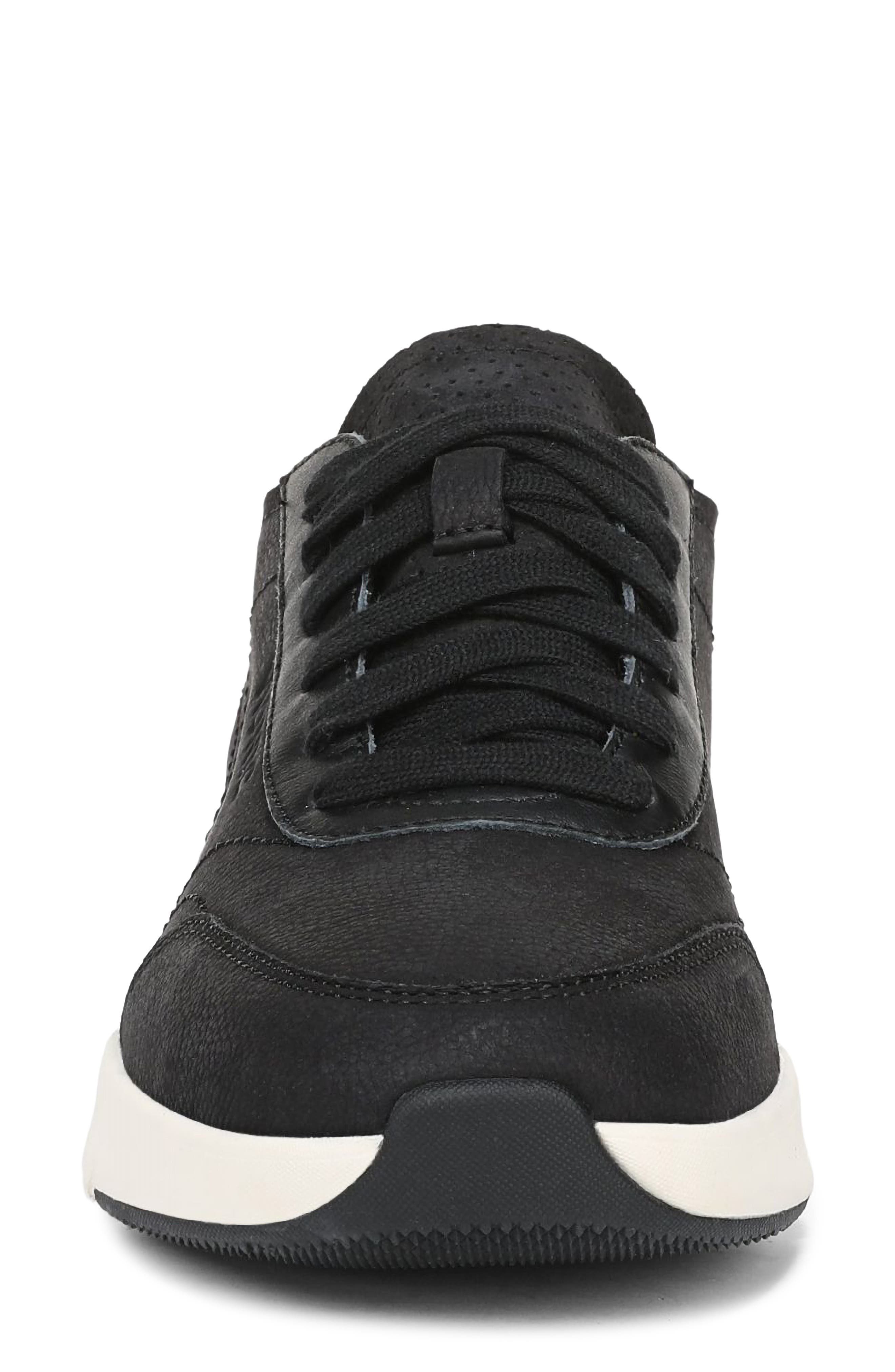 Vionic Uptown Nubuck Sneaker, Alternate, color, Black