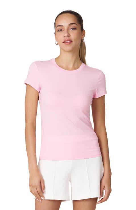 Rebody Essentials Fitted Short Sleeve Top