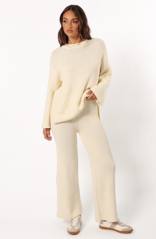 Petal And Pup Petal & Pup Mckinely Cotton Sweater In Neutral