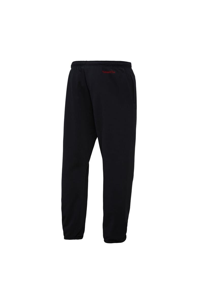 Mitchell & Ness Men's Mitchell & Ness Black Chicago Bulls Hardwood Classics Team Origins Pants, Alternate, color, 