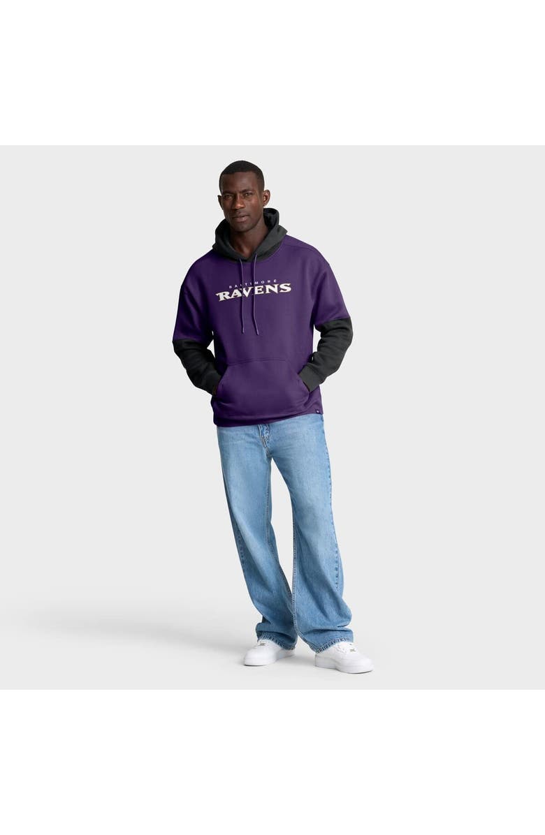 FANATICS Men's Fanatics Purple Baltimore Ravens Helmet Pullover Hoodie, Alternate, color, Purple