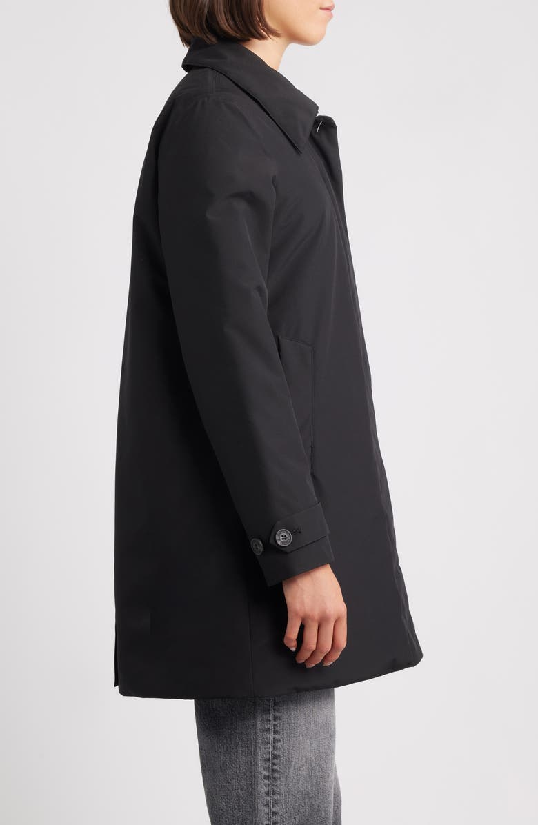 Save The Duck Embie Water Resistant Hooded Jacket, Alternate, color, Black