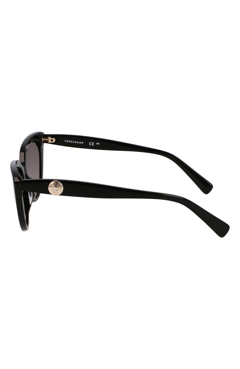 Longchamp Le Pliage 53mm Gradient Cat Eye Sunglasses, Alternate, color, 