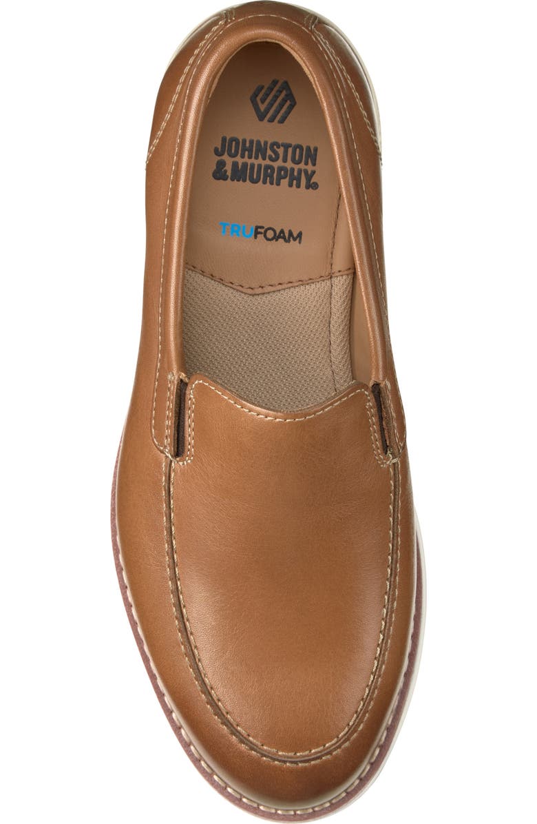 Johnston & Murphy Kids' Upton Venetian Loafer, Alternate, color, Tan Full Grain