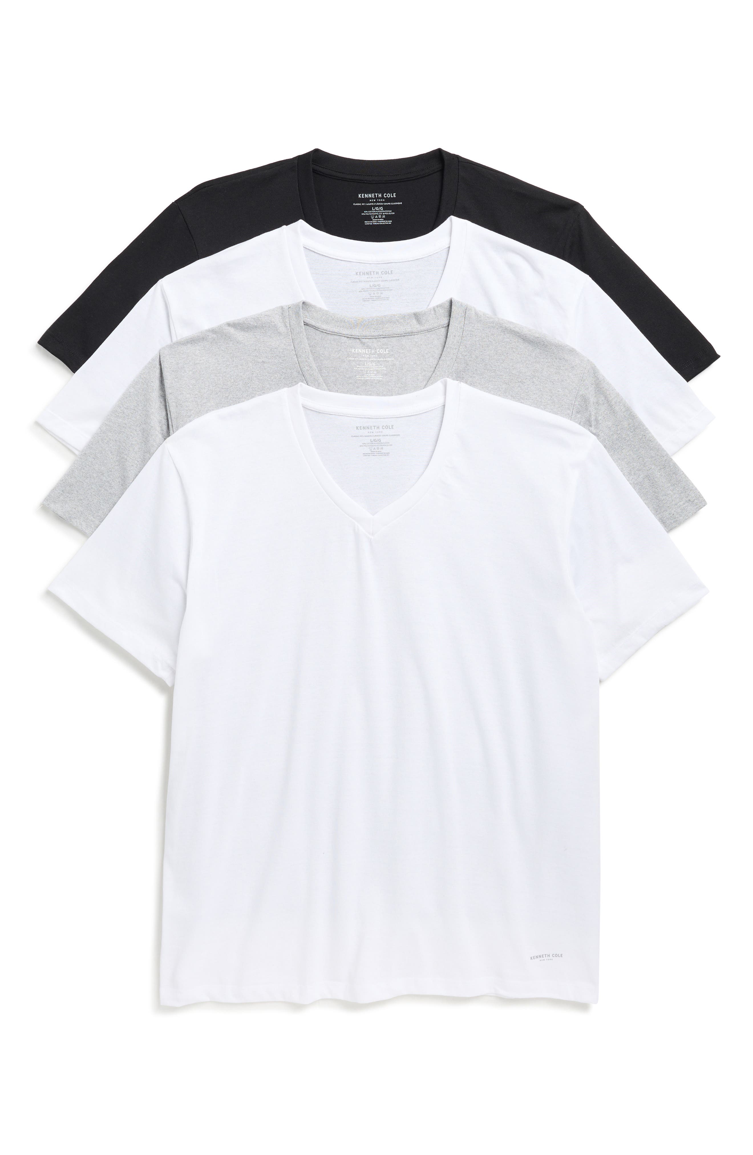 4-Pack V-Neck Undershirts