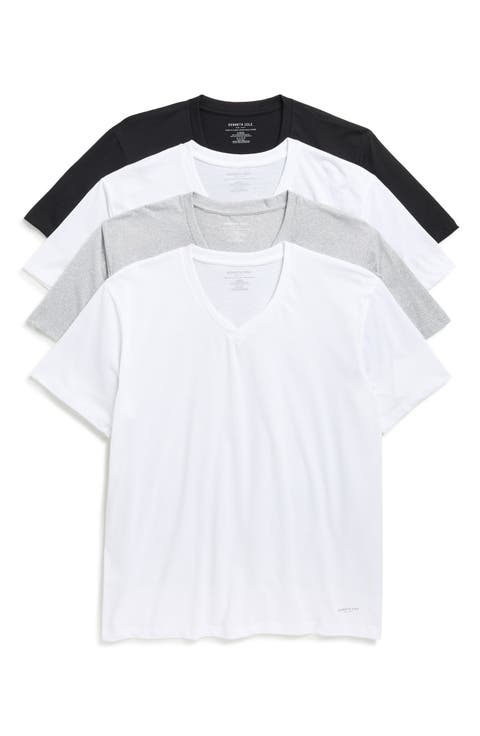 4-Pack V-Neck Undershirts