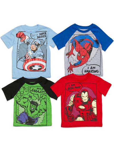 Avengers Short Sleeve T-Shirt Multipack