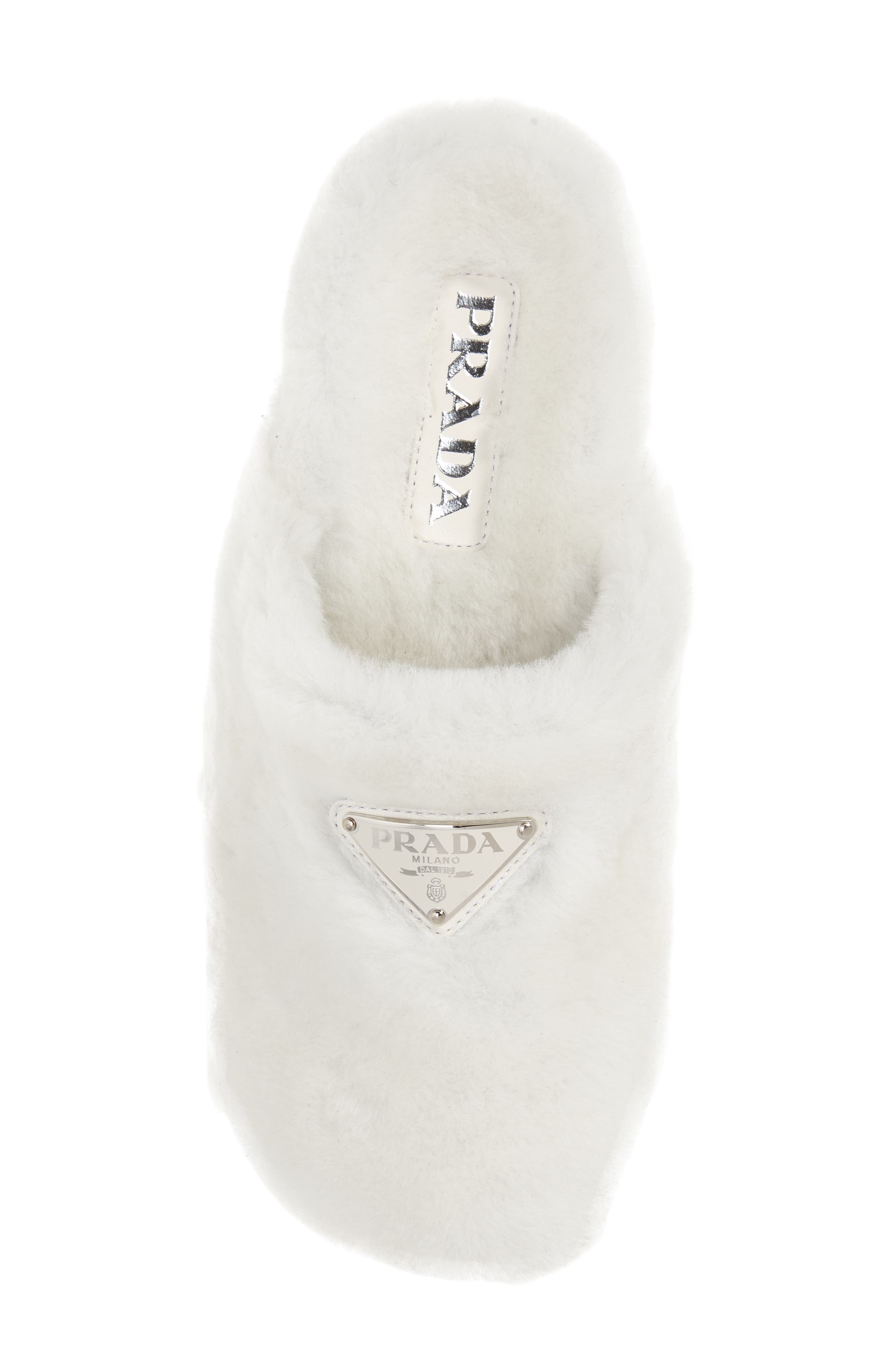 Fussbett Fluffy Genuine Shearling Slipper, Alternate, color, BIANCO