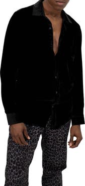 Lords of Harlech Charles Flat Front Chino Printed Pant