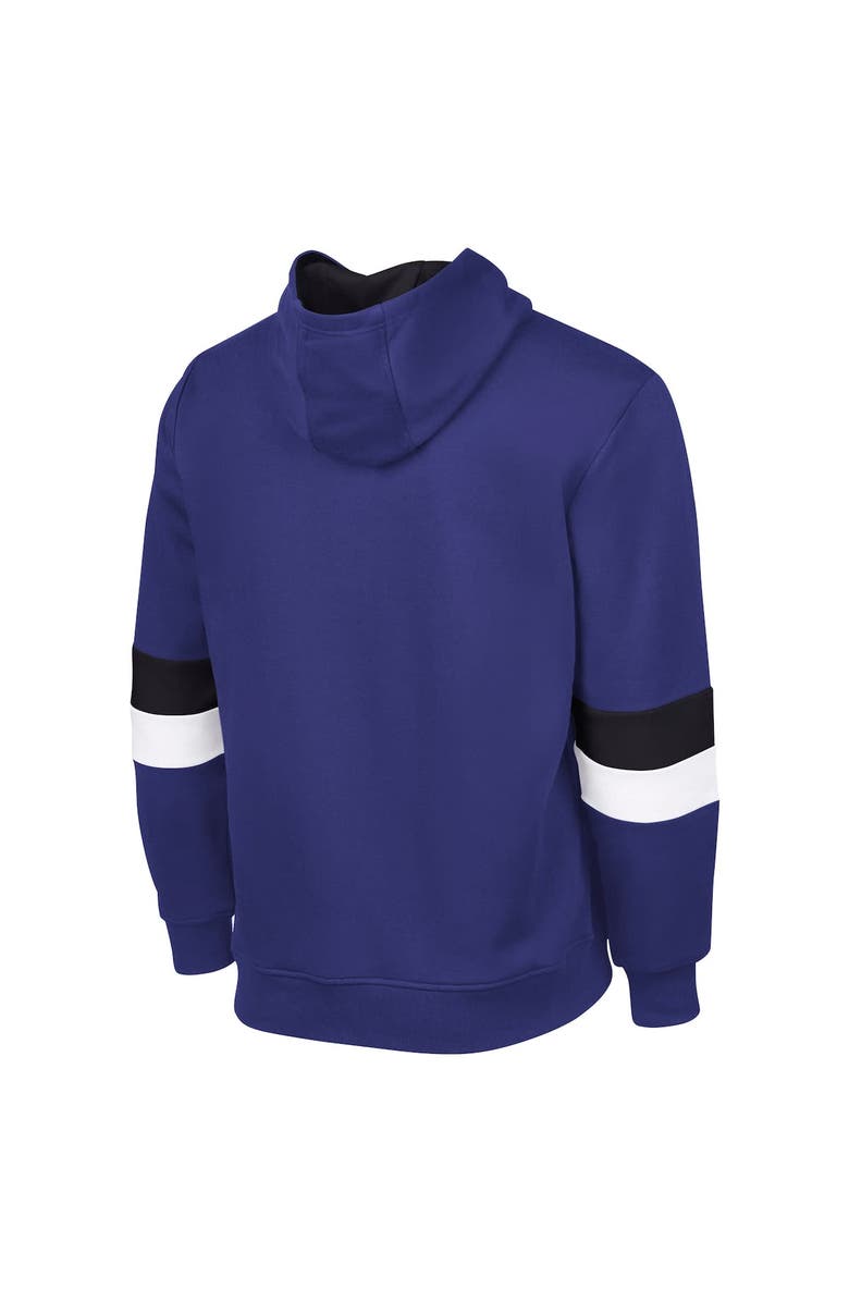 G-III SPORTS BY CARL BANKS Men's G-III Sports by Carl Banks Purple/Black Baltimore Ravens Adaptive Faceoff Pullover Hoodie, Alternate, color, Purple