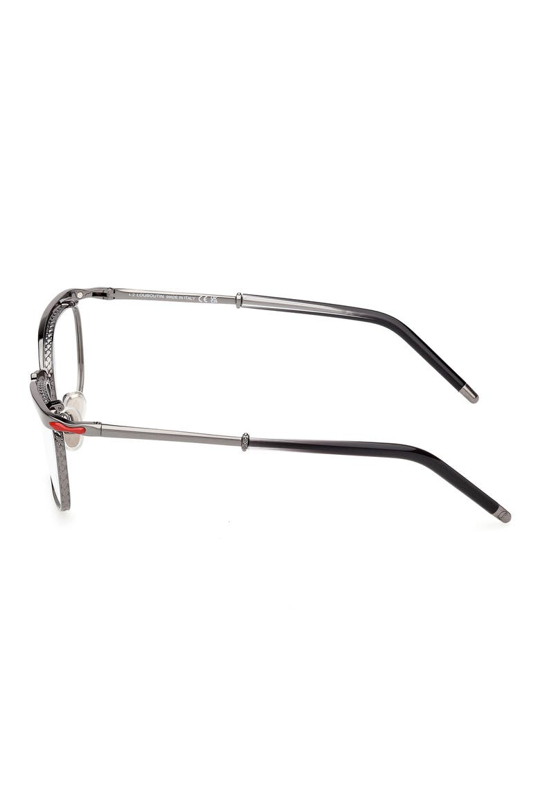 54mm Oval Optical Glasses, Alternate, color, GUNMETAL