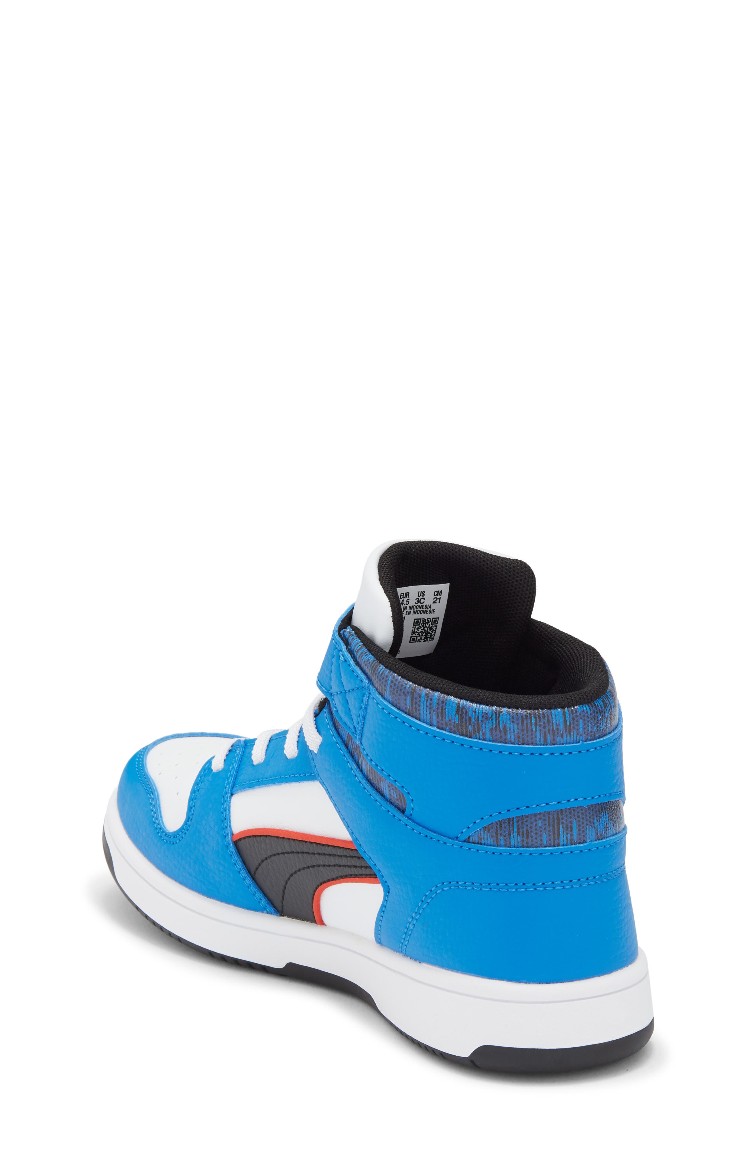 Kids' Rebound Layup High Top Sneaker, Alternate, color, PUMA TEAM ROYAL/ BLACK/ WHITE
