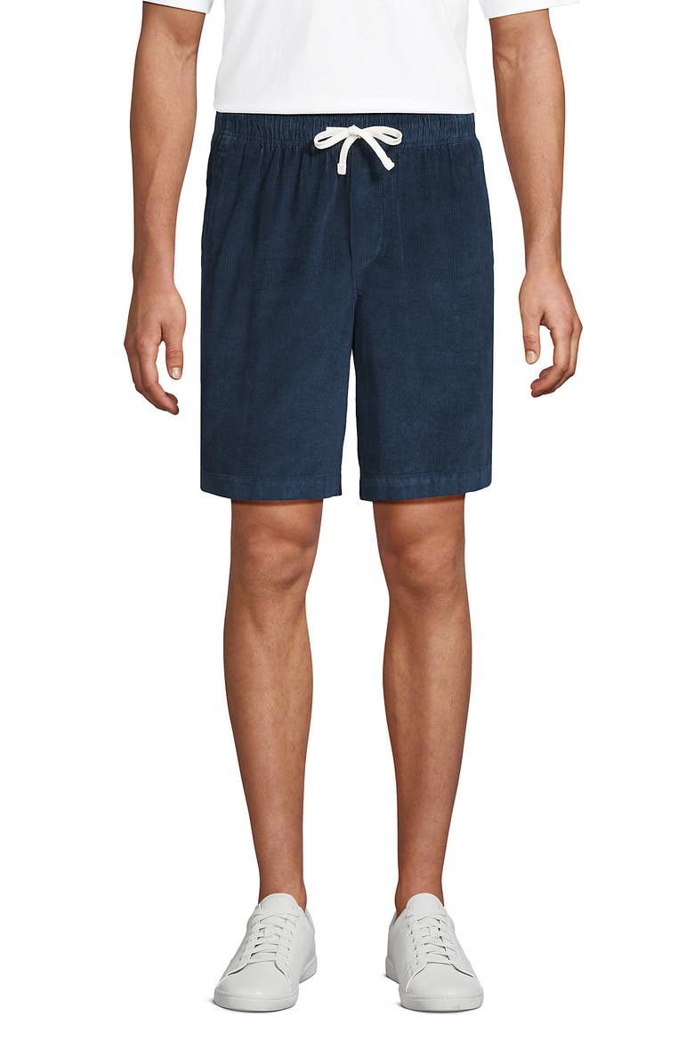 9" Pull On Deck Shorts, Alternate, color, Deep Ocean
