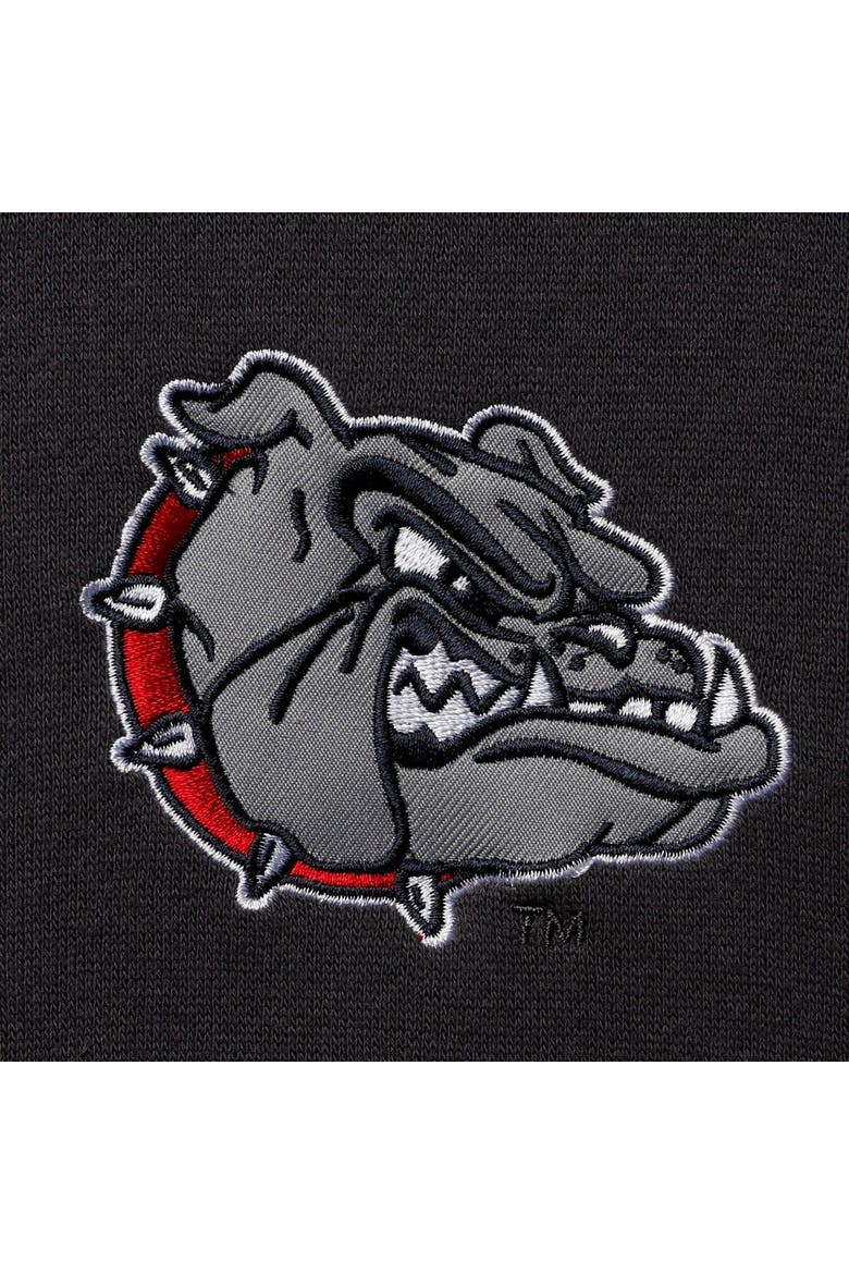 Men's Colosseum Charcoal Gonzaga Bulldogs Tortugas Logo Quarter-Zip Jacket, Alternate, color, Charcoal