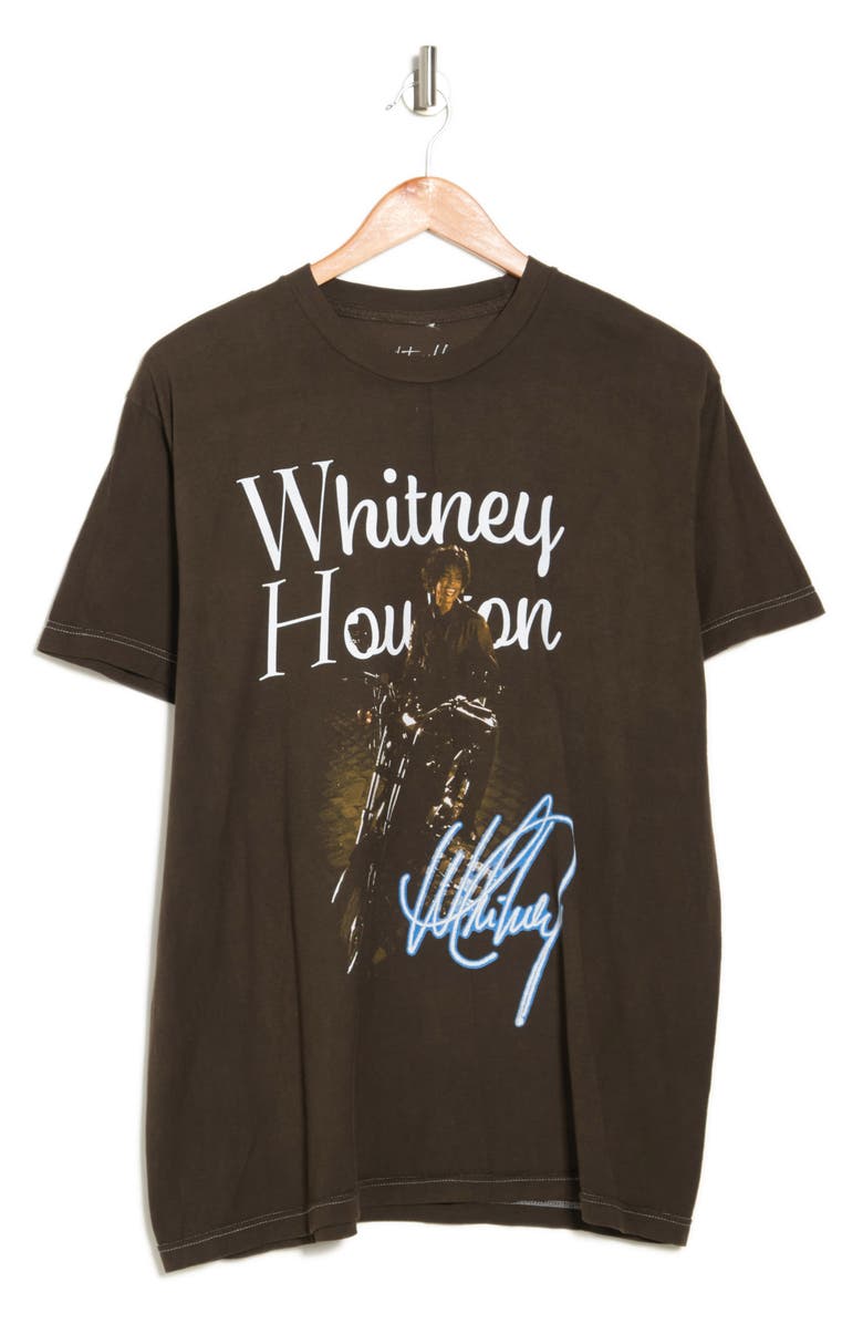 Philcos Whitney Houston Cotton Graphic Tee, Alternate, color,