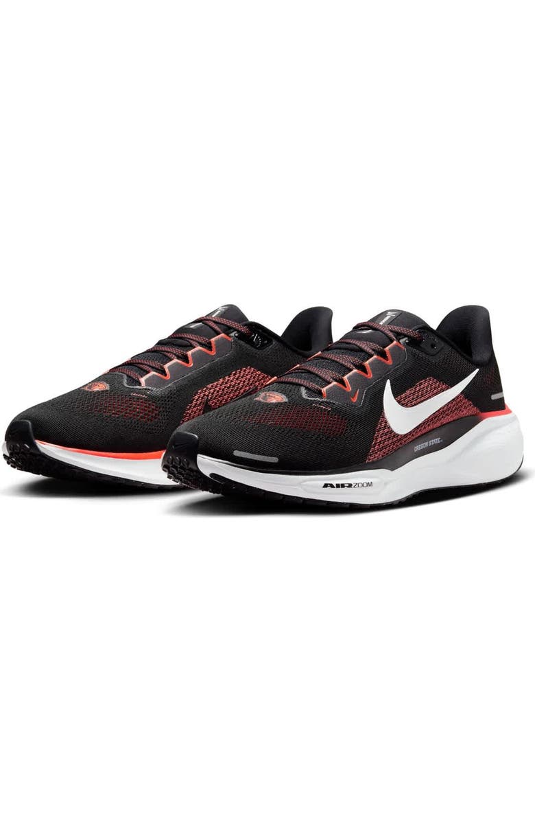 Nike Unisex Nike Black Oregon State Beavers Zoom Pegasus 41 Running Shoes, Alternate, color,