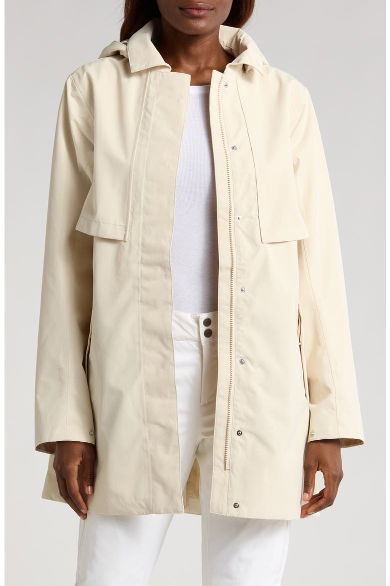 Lilja Hooded Raincoat, Main, color, CREAM