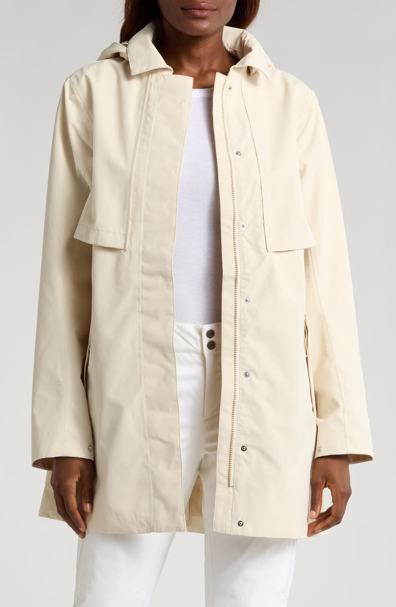 Helly Hansen Lilja Hooded Raincoat, Main, color, Cream