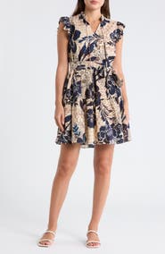 Julia Jordan Flutter Sleeve Dress