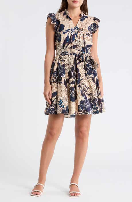 Julia Jordan Flutter Sleeve Dress
