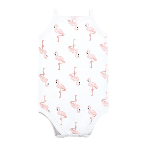 Hudson Baby Soft Cotton Sleeveless Bodysuit In Multi