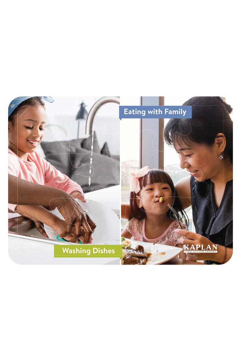 Life Skills and Good Practices Puzzles - Set of 6, Alternate, color, Multicolored