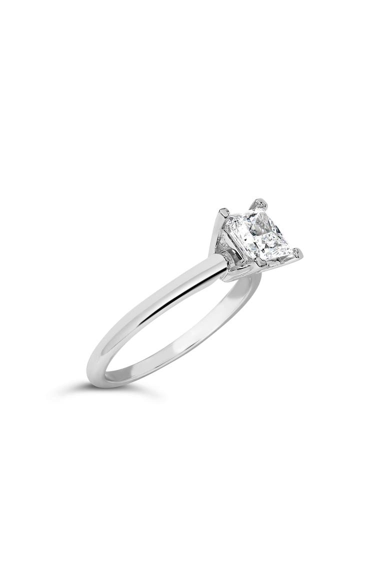 14K White Gold 1.0 Cttw Lab-Grown Diamond Engagement Ring, Alternate, color, White