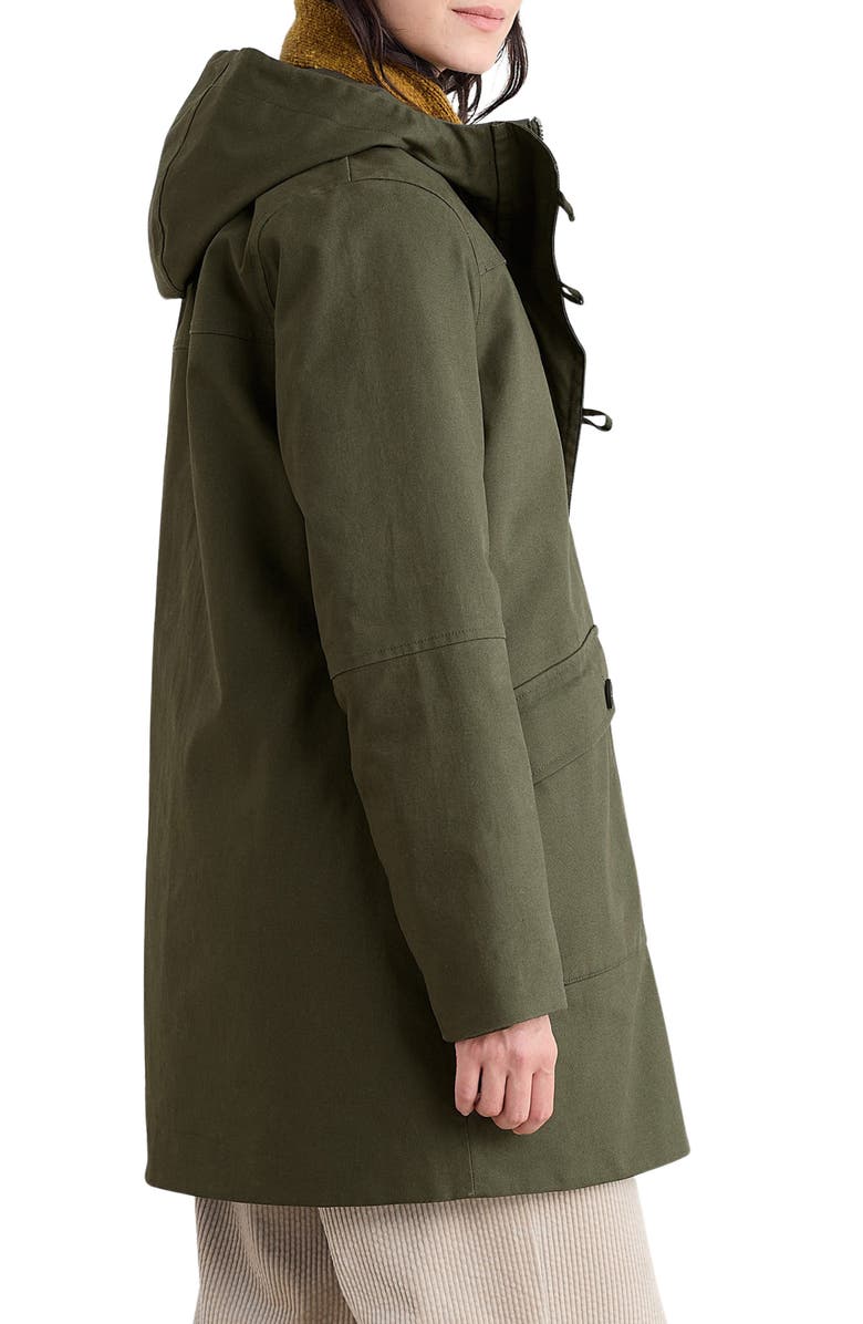 Seasalt Cornwall Bocaswell Waterproof 3-in-1 Duffle Coat, Alternate, color, Highland