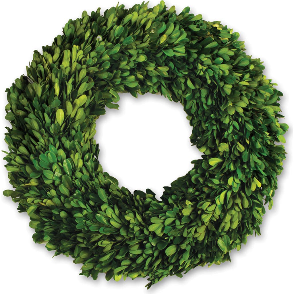 Napa Home & Garden Boxwood Wreath In Green