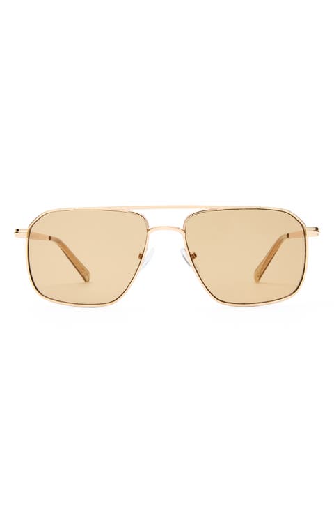 Equator 55mm Aviator Sunglasses