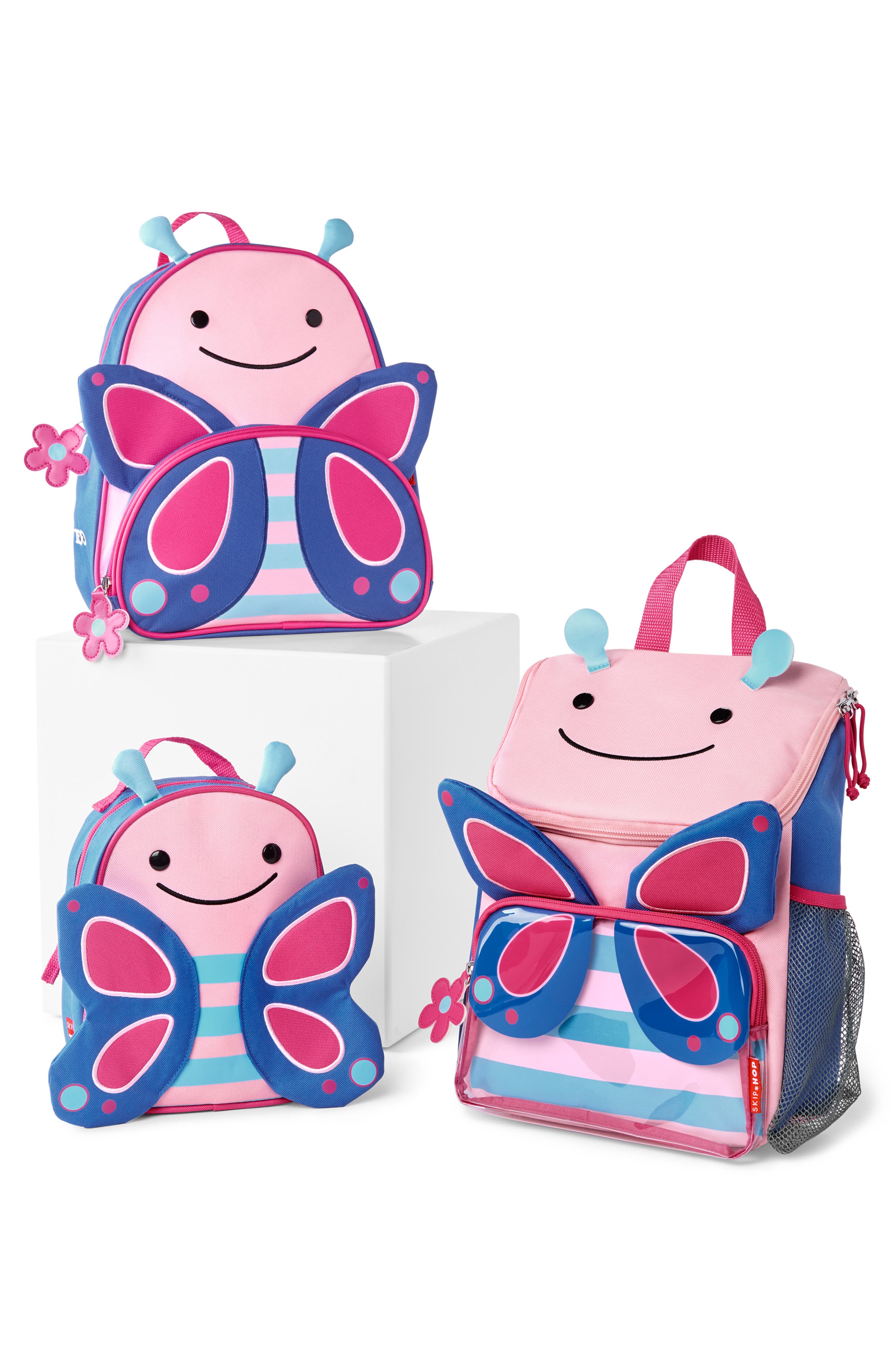 Skip Hop Zoo Butterfly Big Kid Backpack, Alternate, color, 