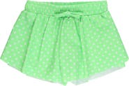 RuffleButts Girls UPF50+ Active Butterfly Shorts