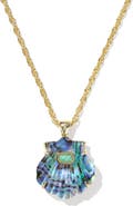 Kendra Scott Lucia Short Shell Pendant Necklace