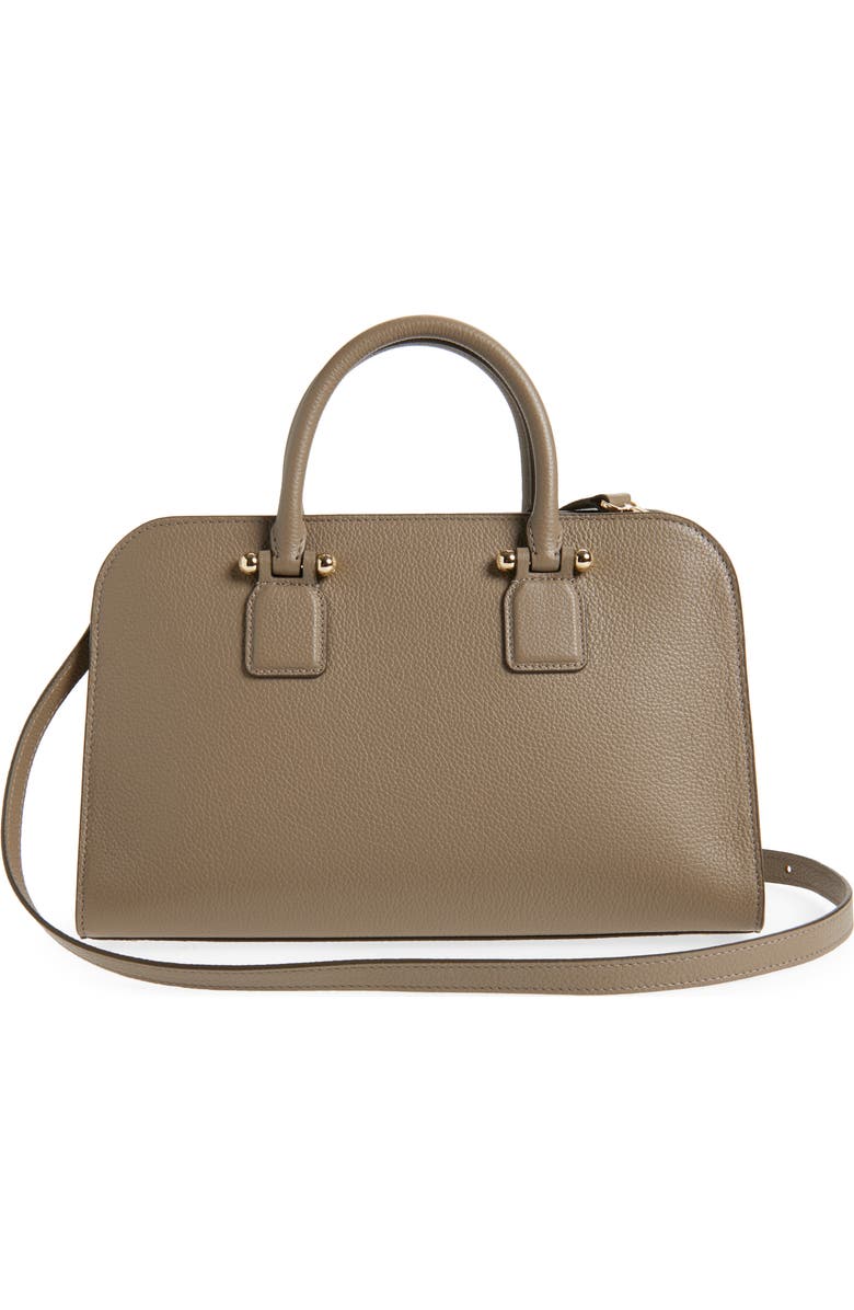 Strathberry Midi Georgia Leather Tote, Alternate, color, Taupe