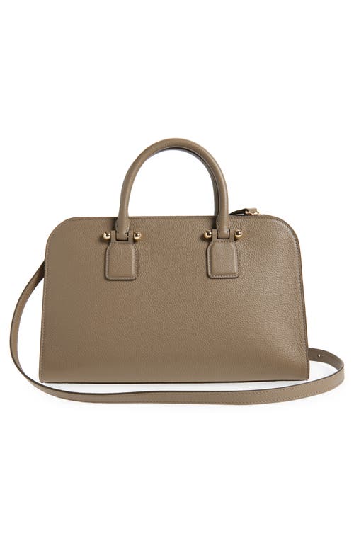 Strathberry Midi Georgia Leather Tote In Brown