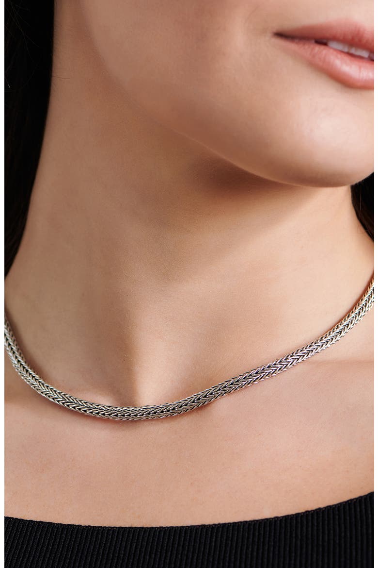 Sterling Silver Chain Necklace, Alternate, color, SILVER