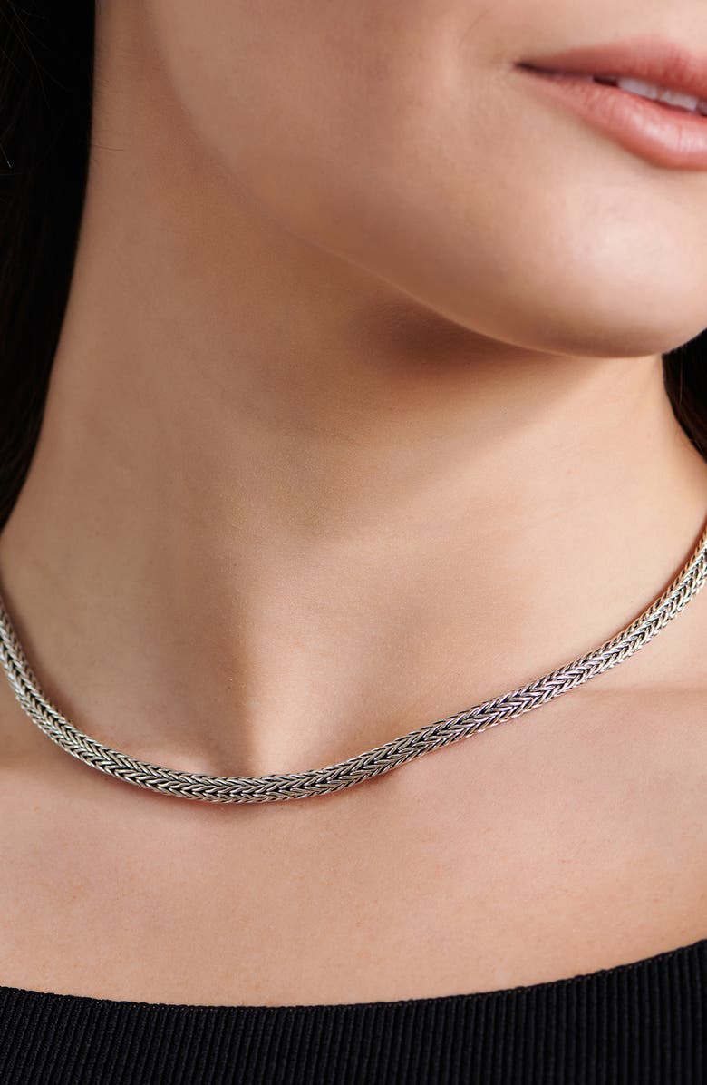 DEVATA Sterling Silver Chain Necklace, Alternate, color, 