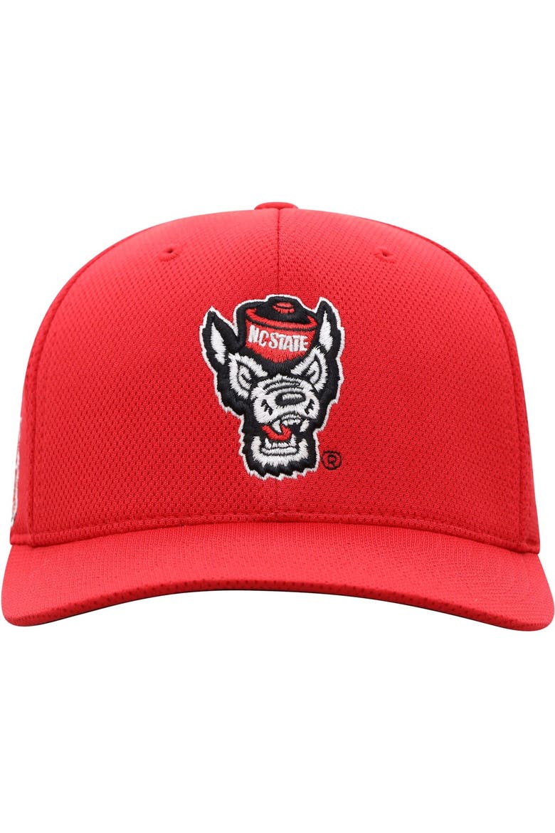 Men's Top of the World Red NC State Wolfpack Reflex Logo Flex Hat, Alternate, color, Red