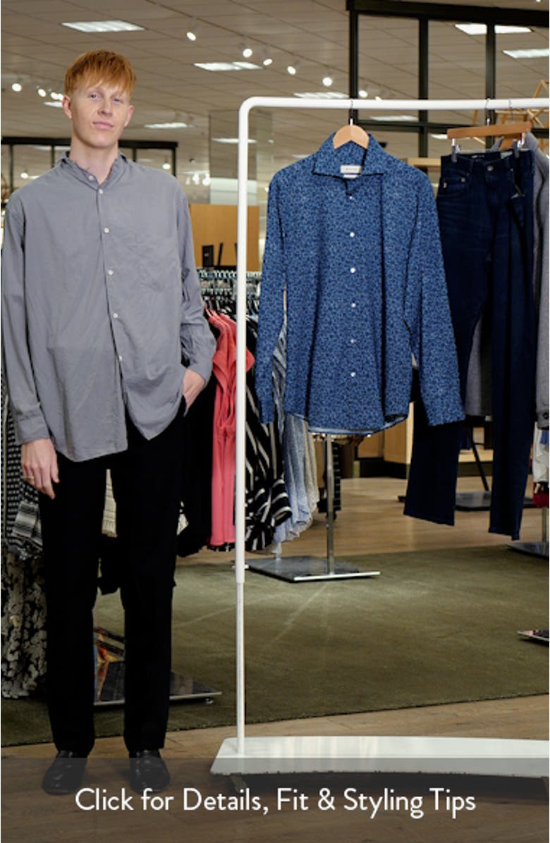 Devon OoohCotton<sup>®</sup> Floral Button-Up Shirt, sales video thumbnail