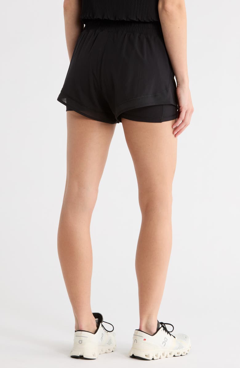 90 DEGREE BY REFLEX Lightstreme Lite Wave 2-in1 Shorts, Alternate, color, Black