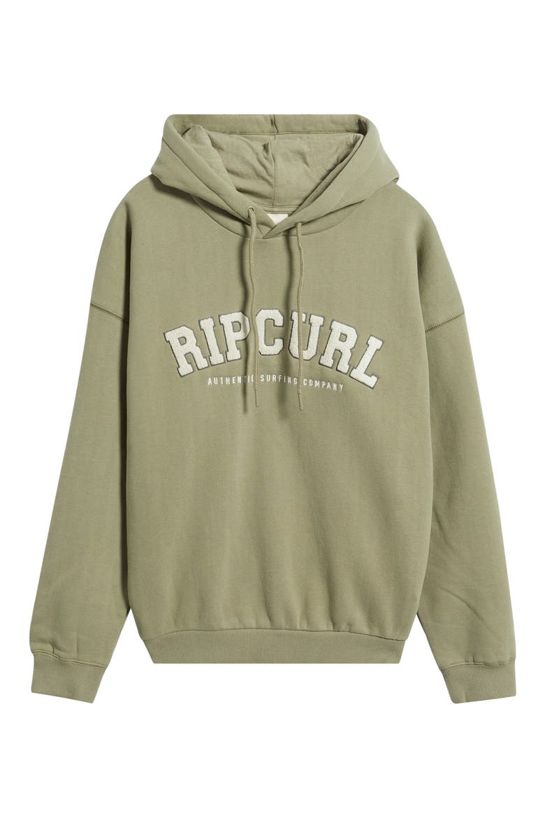 Varsity Logo Graphic Hoodie, Alternate, color, OLIVE