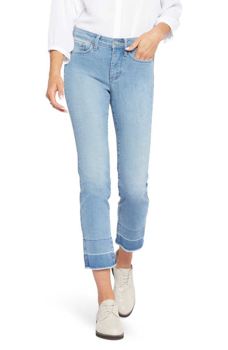 NYDJ Sheri Released Fray Hem Ankle Crop Slim Jeans, Main, color,